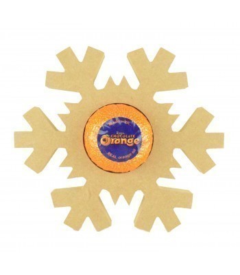 18mm Freestanding Christmas Snowflake Chocolate Orange Holder